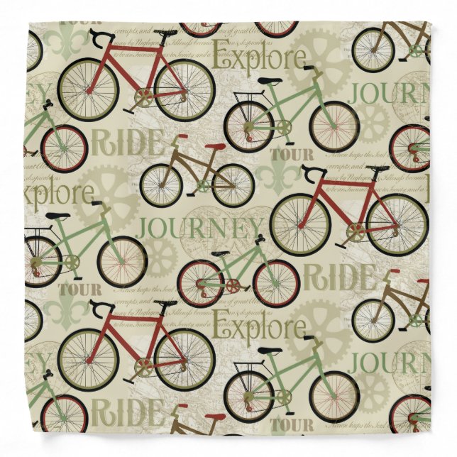 Bicycle Journey Bandana (Front)