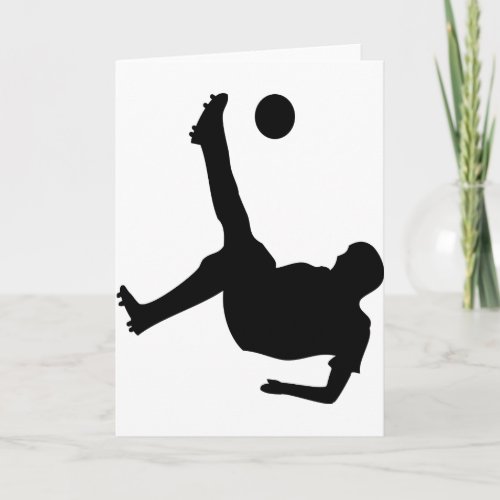 bicycle kick soccer player card