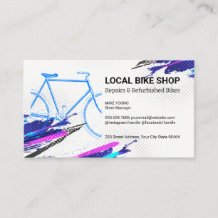 Bicycle Logo   Bike Parts and Services Appointment Card