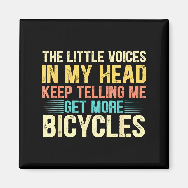 Bicycle Lover Funny Quote Cycling Humor  Magnet (Front)