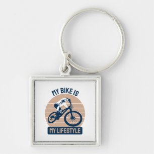 Bicycle Lover - My Bike Is My Lifestyle Keychain