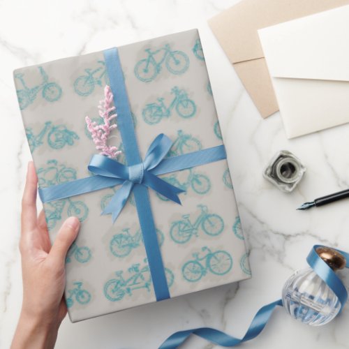 Bicycle lovers  Positive Wrapping Paper