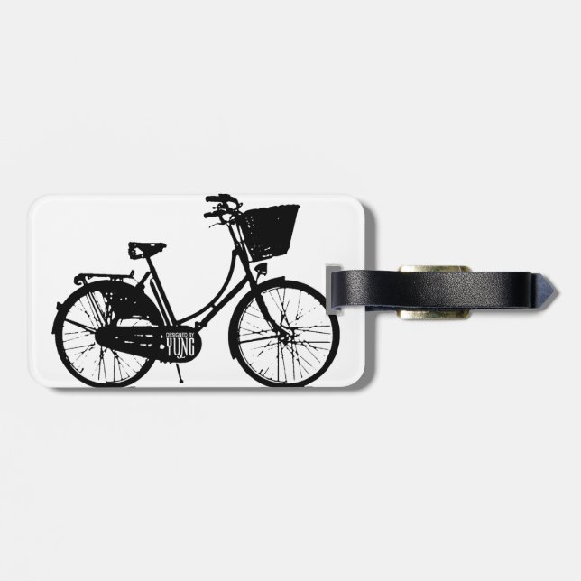 Bicycle Luggage Tag (Back Horizontal)