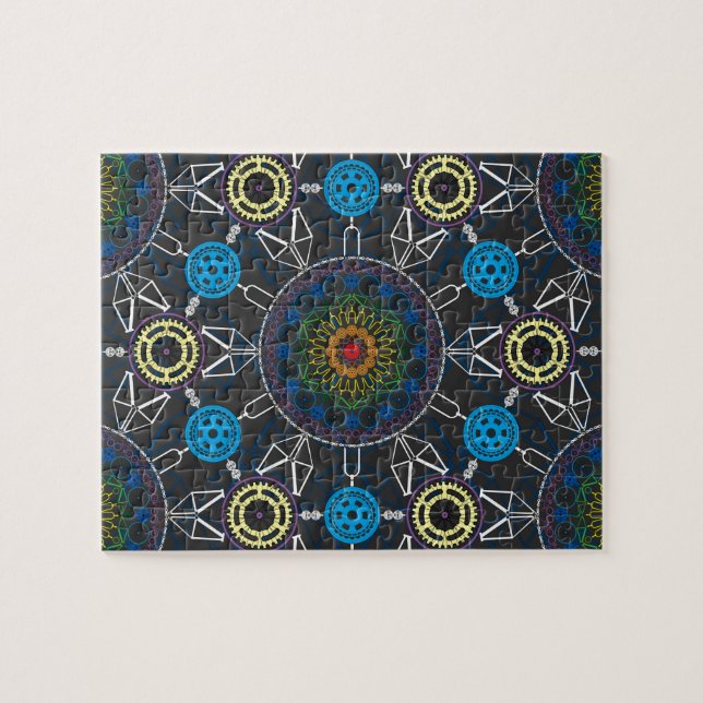 Bicycle Mandala Array Puzzle (Horizontal)