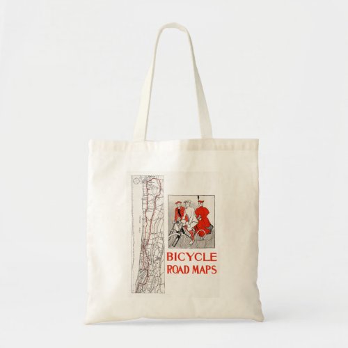 Bicycle Maps Tote Bag