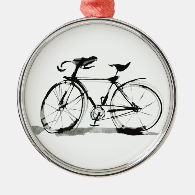 Bicycle Metal Ornament (Front)