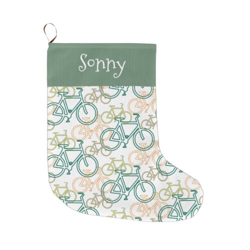 Bicycle Mix Christmas Stocking