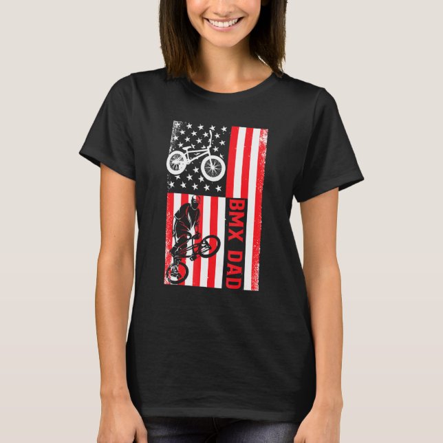Bicycle Motocross Bmx Bike Rider  Biking  1 T-Shirt (Front)