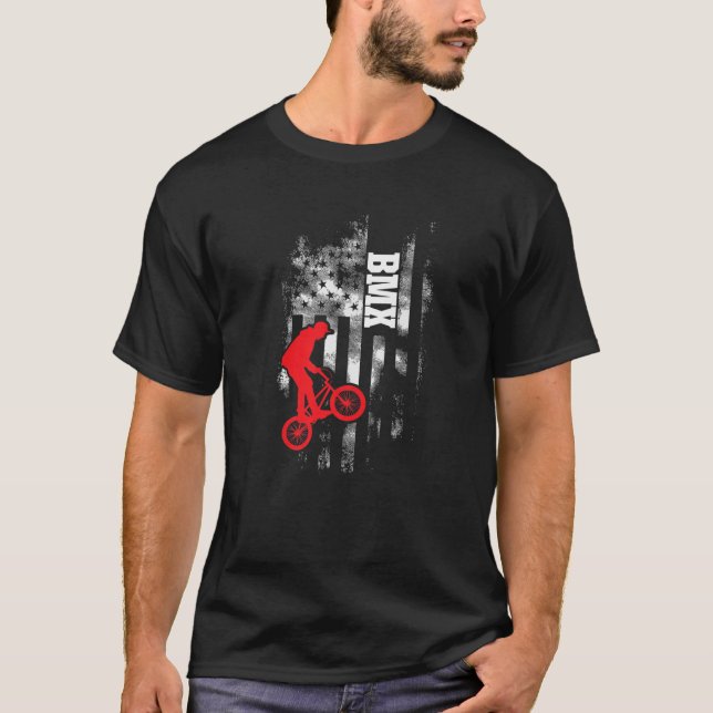 Bicycle Motocross BMX Bike Rider Funny Biking T-Shirt (Front)