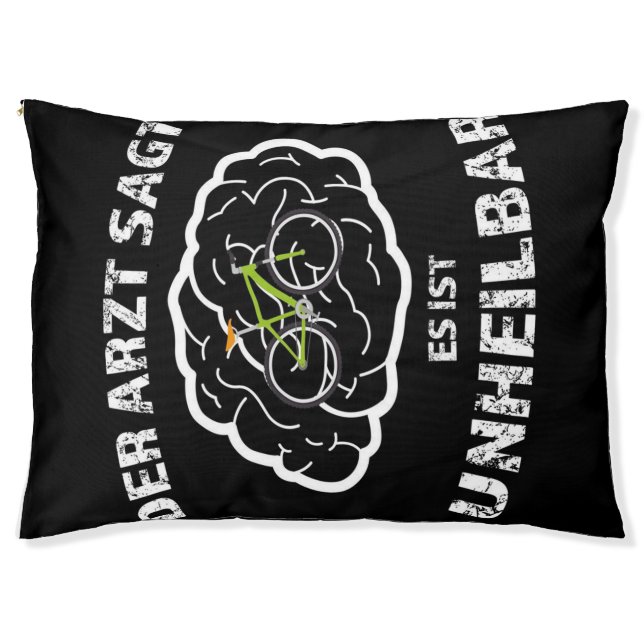 Bicycle mountain bike road Funny Gift For Sports Pet Bed (Front)