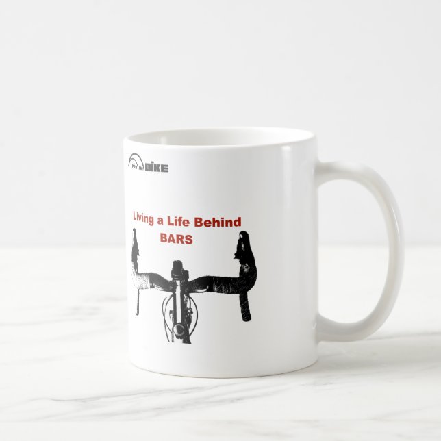 Bicycle Mug - Behind Bars (Right)