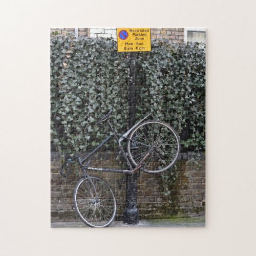 Bicycle Parking Pavilion Road Chelsea UK Jigsaw Puzzle