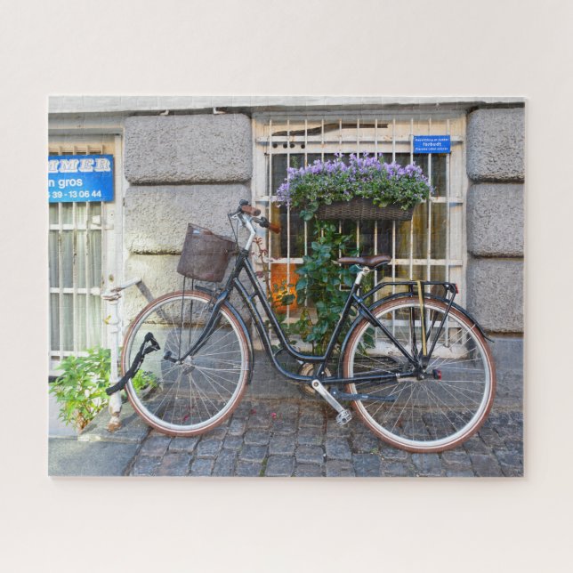 Bicycle Parking Prohibited, Copenhagen, Denmark Jigsaw Puzzle (Horizontal)