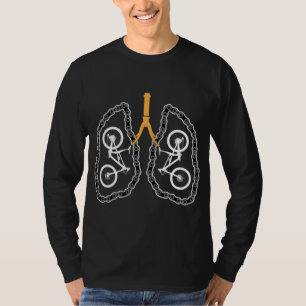 Bicycle Parts Anatomy Biking Cycling Cycle Riding T-Shirt