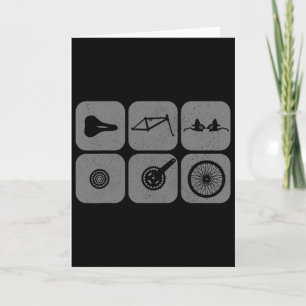 Bicycle Parts Mountain Bike Biking Mtb Cycling Cyl Card