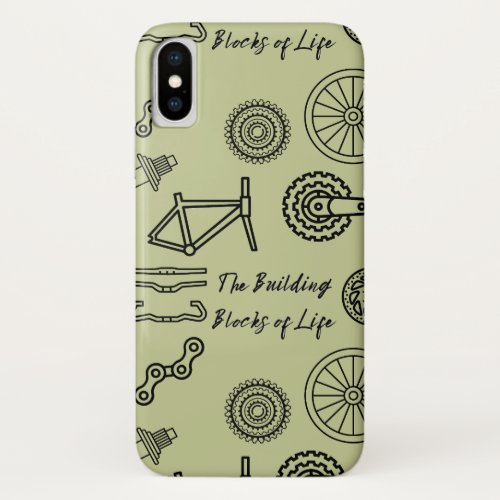 Bicycle parts pattern Case_Mate iPhone case