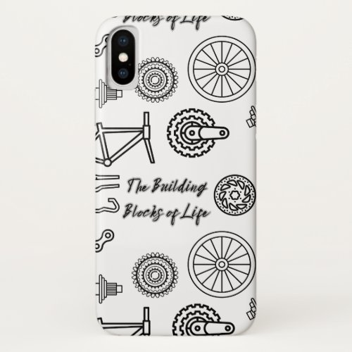 Bicycle parts pattern Case_Mate iPhone case