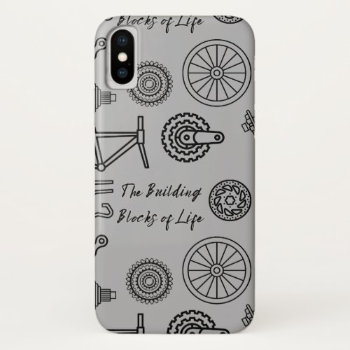 Bicycle parts pattern Case_Mate iPhone case