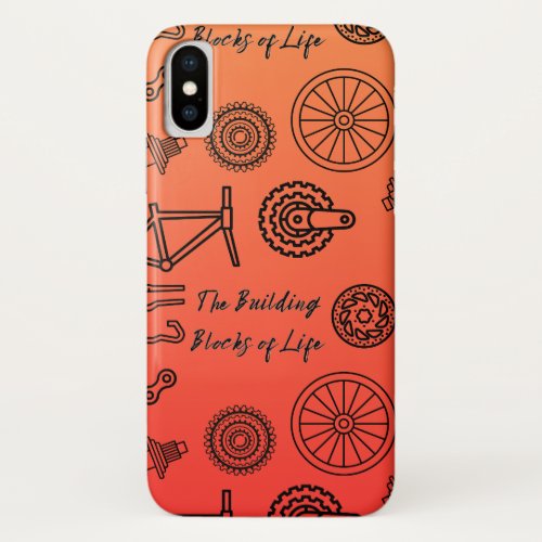 Bicycle parts pattern Case_Mate iPhone case