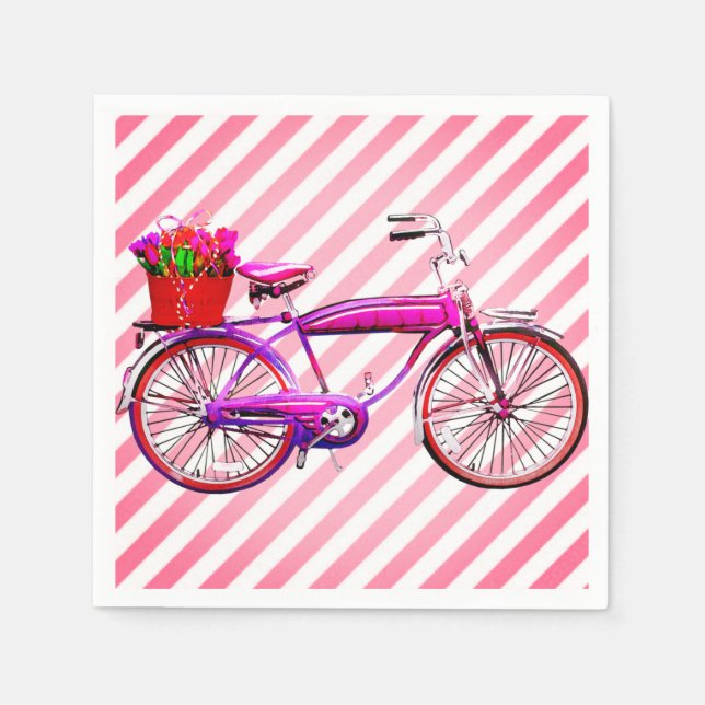 Bicycle Party Napkins (Front)