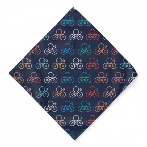 Bicycle Pattern Bandana