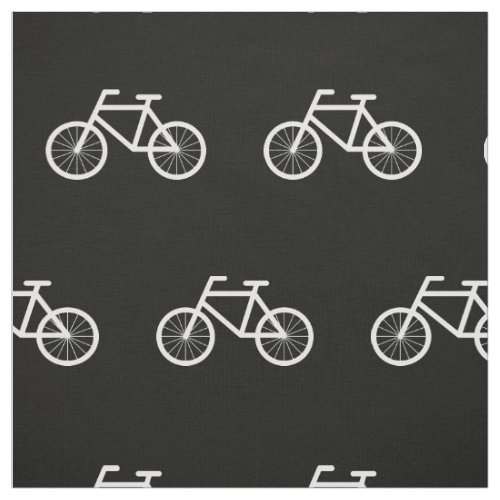 Bicycle pattern fabric  Bike print design textile