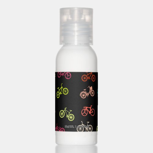 Bicycle pattern invitation tissue paper hand lotion