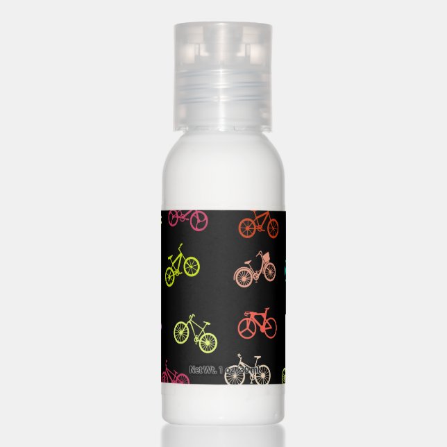 Bicycle pattern invitation tissue paper hand lotion (Front)