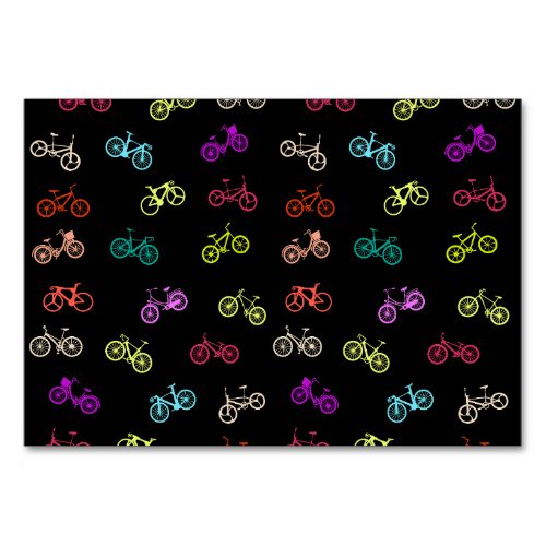 Bicycle pattern invitation tissue paper mouse pad table number