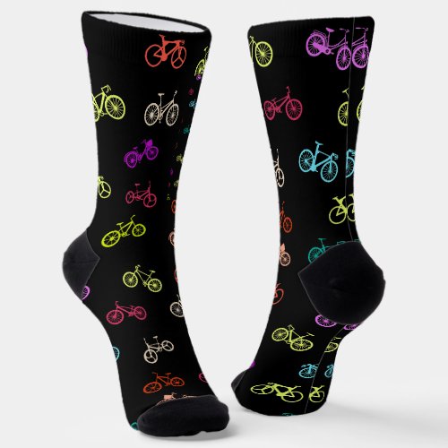 Bicycle pattern invitation tissue paper socks