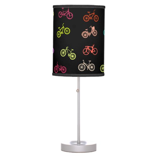 Bicycle pattern invitation tissue paper table lamp
