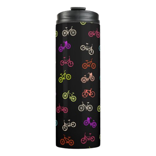 Bicycle pattern invitation tissue paper thermal tumbler