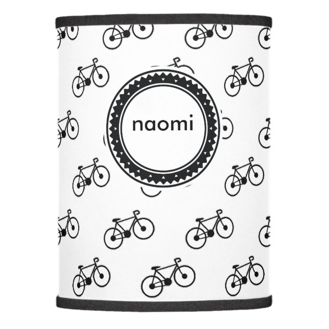 Bicycle Pattern Lamp Shade (Front)