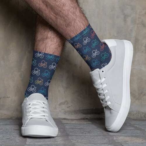 Bicycle Pattern Socks