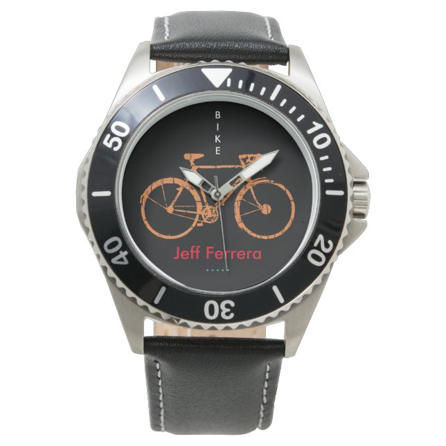 Bicycle personalized with Name Watch (Front)