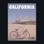 Bicycle Pier California Santa Monica Beach Travel Postcard<br><div class="desc">Hello! Hope you like this photo I took! Feel free to add your own text and check my shops for more!</div>