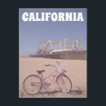 Bicycle Pier California Santa Monica Beach Travel Postcard<br><div class="desc">Hello! Hope you like this photo I took! Feel free to add your own text and check my shops for more!</div>