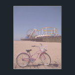 Bicycle Pier California Santa Monica Beach Travel Postcard<br><div class="desc">Hello! Hope you like this photo I took! Feel free to add your own text and check my shops for more!</div>