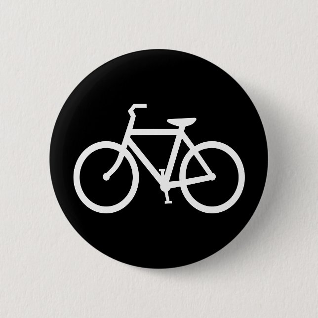 Bicycle Pinback Button (Front)