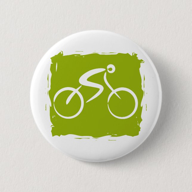 Bicycle Pinback Button (Front)