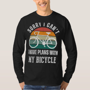 Bicycle Plans Tee: Pedal Humor & Casual Style On P T-Shirt