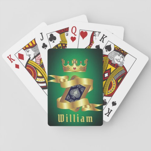 Bicycle Playing Cards _ Gold Crown _ William