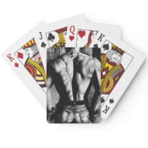 Bicycle Playing Cards Hand Drawn Masculine Art 