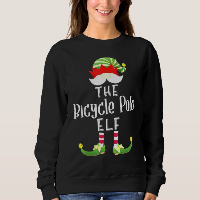 Bicycle Polo Elf Group Christmas Pajama Party (Front)