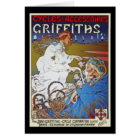 Bicycle Poster Advertisement: Griffiths Cycles (Front)