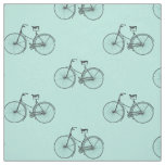 Bicycle Print Fabric at Zazzle