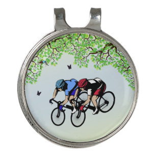 Bicycle Race Golf Hat Clip