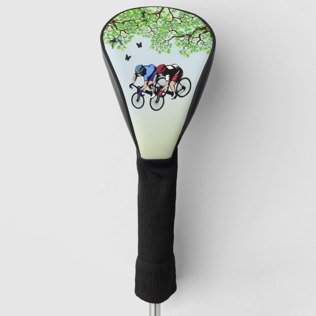 Bicycle Race Golf Head Cover (Front)