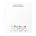 Bicycle Race Logo Personalized Notepad