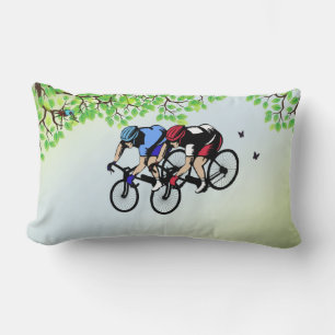 Bicycle Race Lumbar Pillow